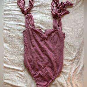 Free People Lola Body Suit - Pink - Size XS
